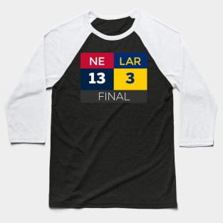 NE 13 LAR 3 SBLIII Baseball T-Shirt